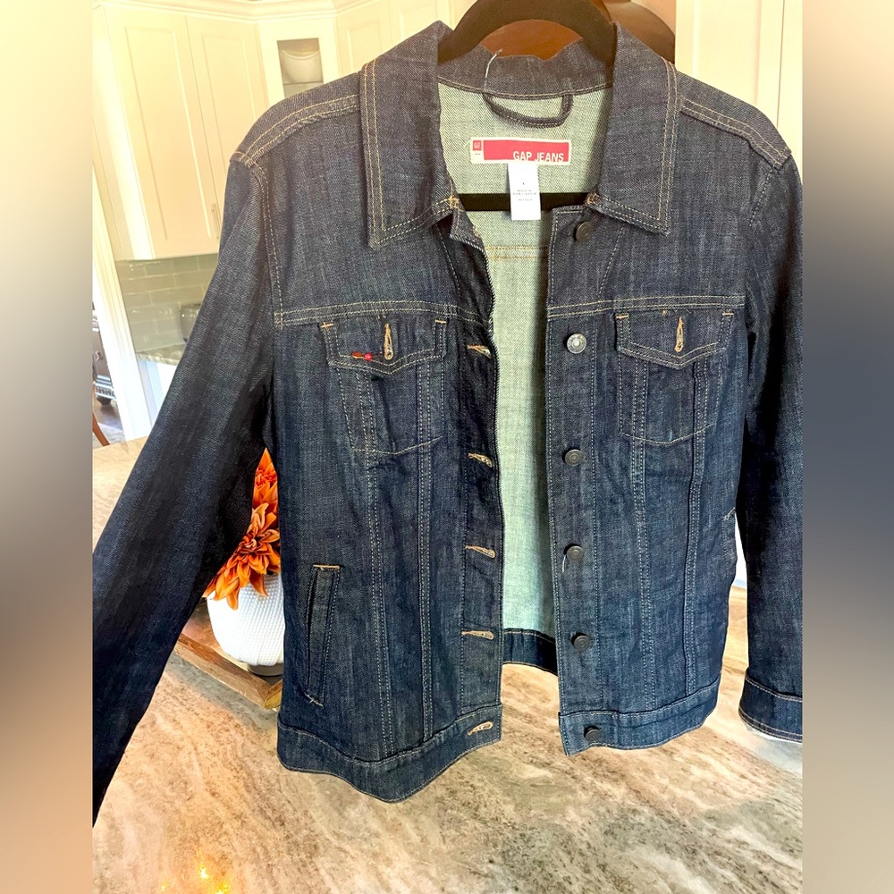 Gap dark denim jacket